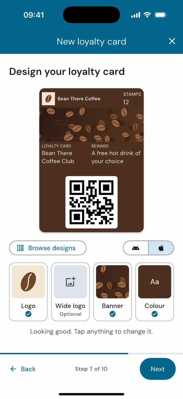 Wallet pass previews for Apple and Google
